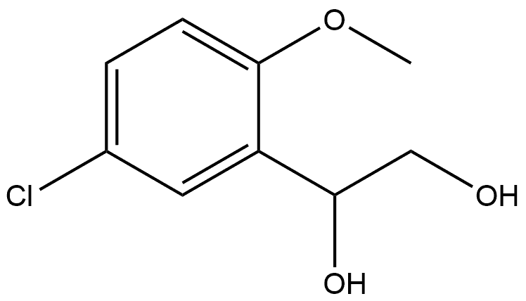 1-(5-Chloro-2-methoxyphenyl)-1,2-ethanediol Structure
