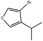 3-bromo-4-(propan-2-yl)thiophene Structure
