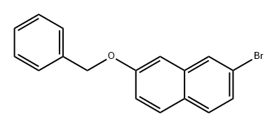 Naphthalene, 2-bromo-7-(phenylmethoxy)- Structure