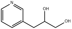1,2-Propanediol, 3-(3-pyridinyl)- Structure