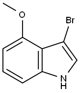 1H-Indole, 3-bromo-4-methoxy- Structure