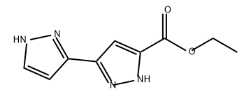 [3,3'-Bi-1H-pyrazole]-5-carboxylic acid, ethyl ester Structure