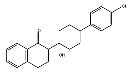 1(2H)-Naphthalenone, 2-[4-(4-chlorophenyl)-1-hydroxycyclohexyl]-3,4-dihydro-