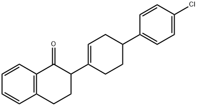 2-[4-(4-Chlorophenyl)-1-cyclohexen-1-yl]-3,4-dihydro-1(2H)-naphthalenone