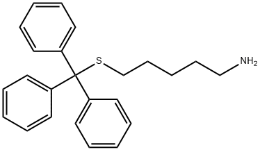 5-(Tritylthio)pentan-1-amine Structure