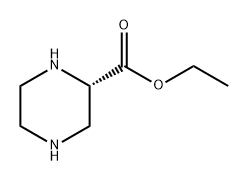 2-Piperazinecarboxylic acid, ethyl ester, (2S)- Structure