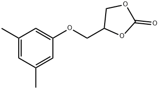 4-[(3,5-Dimethylphenoxy)methyl]-1,3-dioxolan-2-one Structure