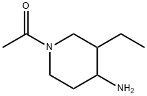 1-(4-amino-3-ethylpiperidin-1-yl)ethan-1-one Structure