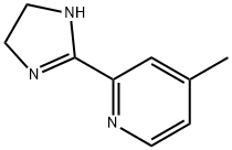 Pyridine, 2-(4,5-dihydro-1H-imidazol-2-yl)-4-methyl- Structure