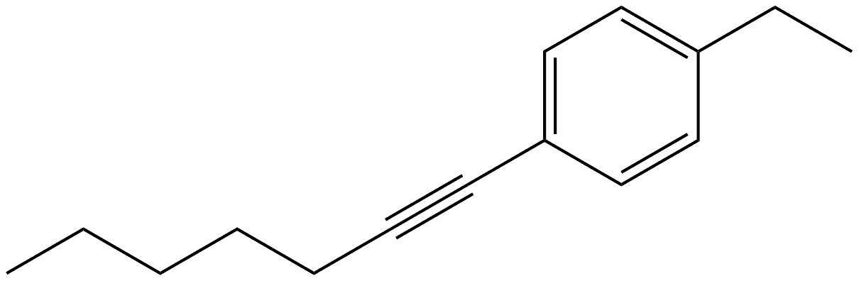1-Ethyl-4-(1-heptyn-1-yl)benzene Structure