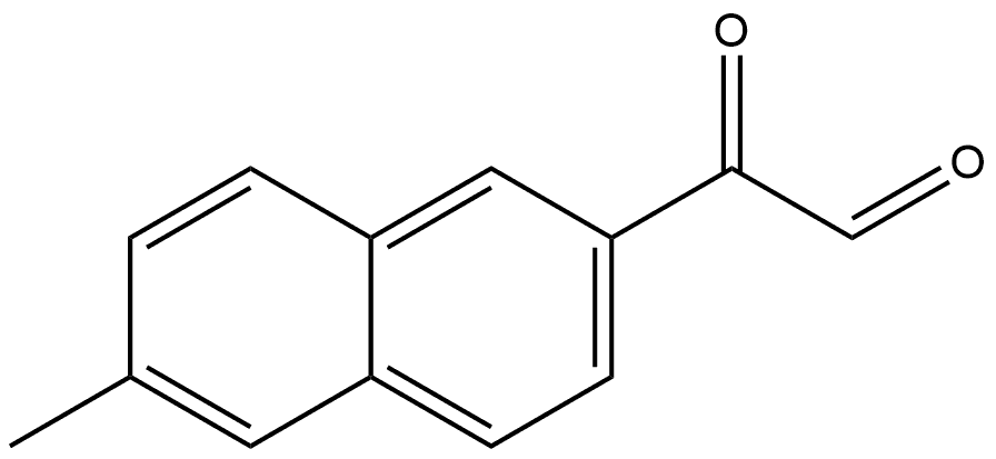 2-Naphthaleneacetaldehyde, 6-methyl-α-oxo- Structure