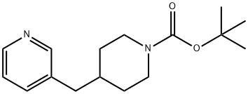 1-Piperidinecarboxylic acid, 4-(3-pyridinylmethyl)-, 1,1-dimethylethyl ester Structure