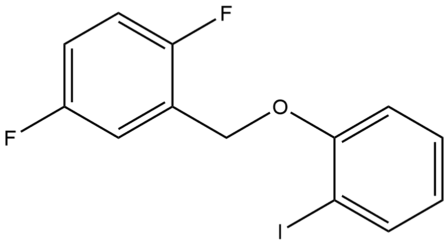 Benzene, 1,4-difluoro-2-[(2-iodophenoxy)methyl]- Structure