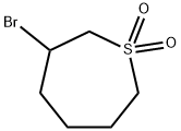 Thiepane, 3-bromo-, 1,1-dioxide Structure