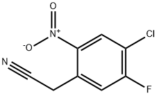 2-(4-chloro-5-fluoro-2-nitrophenyl)acetonitrile Structure
