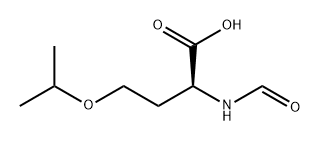 L-Homoserine, N-formyl-O-(1-methylethyl)- Structure
