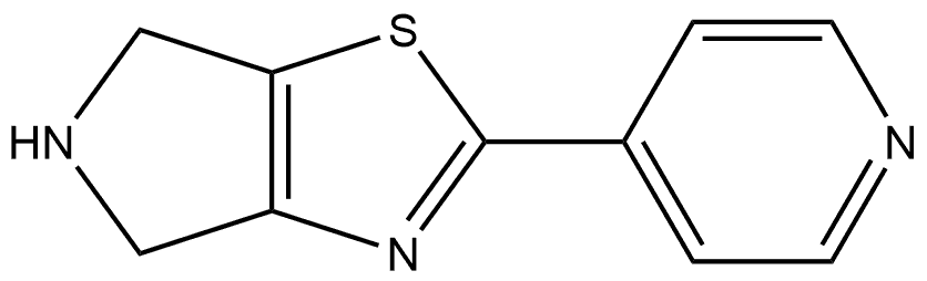 2-(pyridin-4-yl)-5,6-dihydro-4H-pyrrolo[3,4-d]thiazole Structure