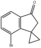 7'-bromospiro[cyclopropane-1,1'-inden]-3'(2'H)-one Structure
