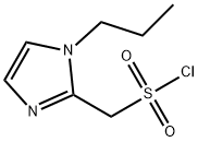 1H-Imidazole-2-methanesulfonyl chloride, 1-propyl- Structure