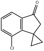 7'-chlorospiro[cyclopropane-1,1'-inden]-3'(2'H)-one Structure