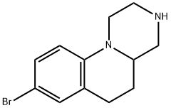 1H-Pyrazino[1,2-a]quinoline, 8-bromo-2,3,4,4a,5,6-hexahydro- Structure