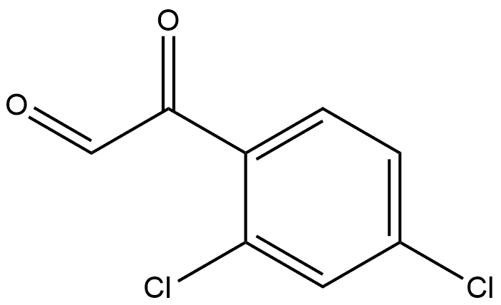 Benzeneacetaldehyde, 2,4-dichloro-α-oxo- Structure