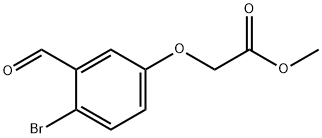 methyl 2-(4-bromo-3-formylphenoxy)acetate Structure