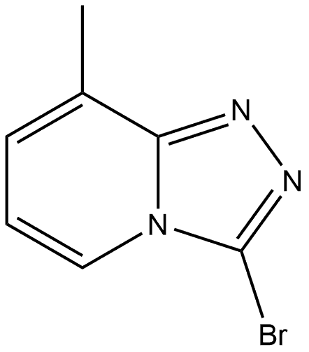 3-bromo-8-methyl-[1,2,4]triazolo[4,3-a]pyridine Structure
