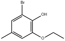 Phenol, 2-bromo-6-ethoxy-4-methyl-