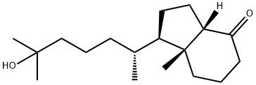4H-Inden-4-one, octahydro-1-[(1R)-5-hydroxy-1,5-dimethylhexyl]-7a-methyl-, (1R,3aS,7aR)- Structure