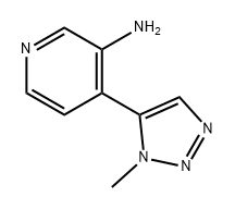 3-Pyridinamine, 4-(1-methyl-1H-1,2,3-triazol-5-yl)- Structure