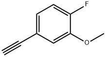 4-ethynyl-1-fluoro-2-methoxybenzene Structure