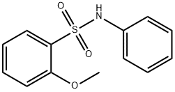 Benzenesulfonamide, 2-methoxy-N-phenyl- Structure