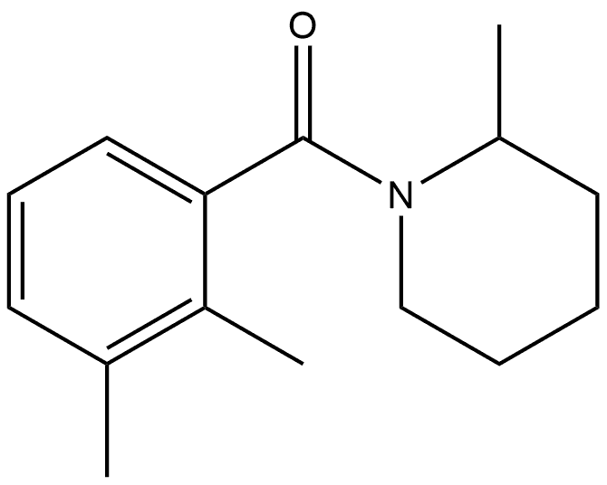 (2,3-Dimethylphenyl)(2-methyl-1-piperidinyl)methanone Structure