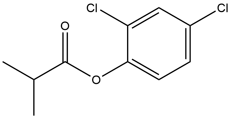 2,4-Dichlorophenyl 2-methylpropanoate Structure