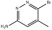 3-Pyridazinamine, 6-bromo-5-methyl- Structure