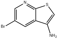 Thieno[2,3-b]pyridin-3-amine, 5-bromo- Structure
