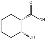 Cyclohexanecarboxylic acid, 2-hydroxy-, (1S,2R)- Structure