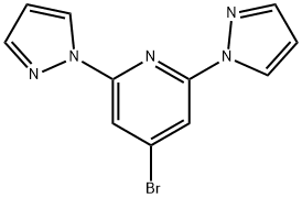 4-Bromo-2,6-di-1H-pyrazol-1-ylpyridine Structure