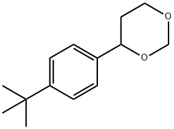 1,3-Dioxane, 4-[4-(1,1-dimethylethyl)phenyl]- Structure