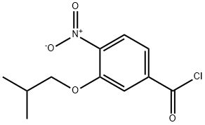 3-(2-methylpropoxy)-4-nitrobenzoyl chloride Structure