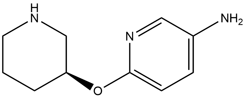 6-[(3S)-3-Piperidinyloxy]-3-pyridinamine Structure