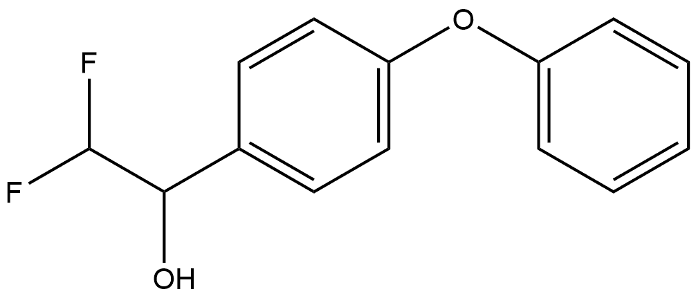 α-(Difluoromethyl)-4-phenoxybenzenemethanol Structure