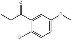 1-Propanone, 1-(2-chloro-5-methoxyphenyl)- Structure