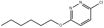 Pyridazine, 3-chloro-6-(hexyloxy)- Structure