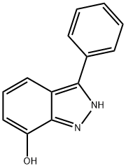 3-phenyl-2H-indazol-7-ol Structure