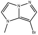1H-Imidazo[1,2-b]pyrazole, 7-bromo-1-methyl- Structure