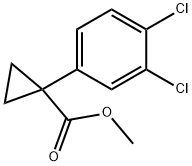 1-(3,4-Dichloro-phenyl)-cyclopropanecarboxylic acid methyl ester Structure