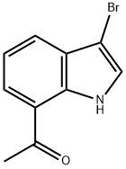 1-(3-Bromo-1H-indol-7-yl)ethanone Structure