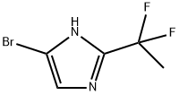 4-bromo-2-(1,1-difluoroethyl)-1H-imidazole Structure